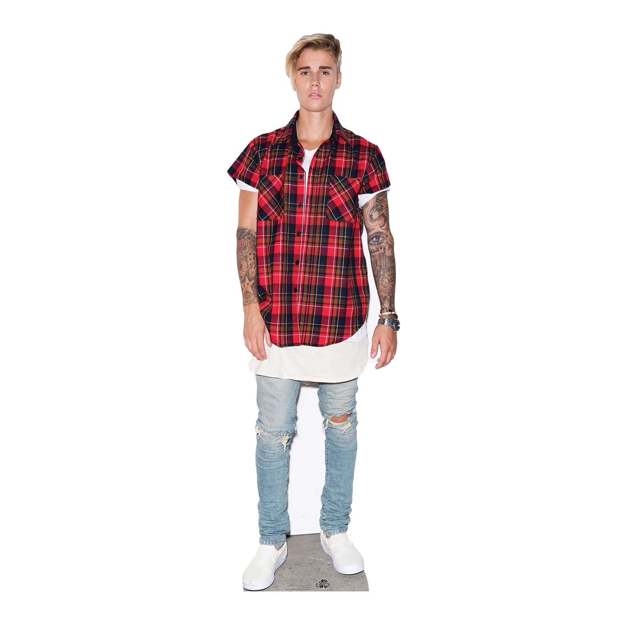 STAR CUTOUTS SC2019 Justin Bieber purpose Life Size Cardboard Cut Out, 172 x 53 x 172 cm, Multi color — image 1