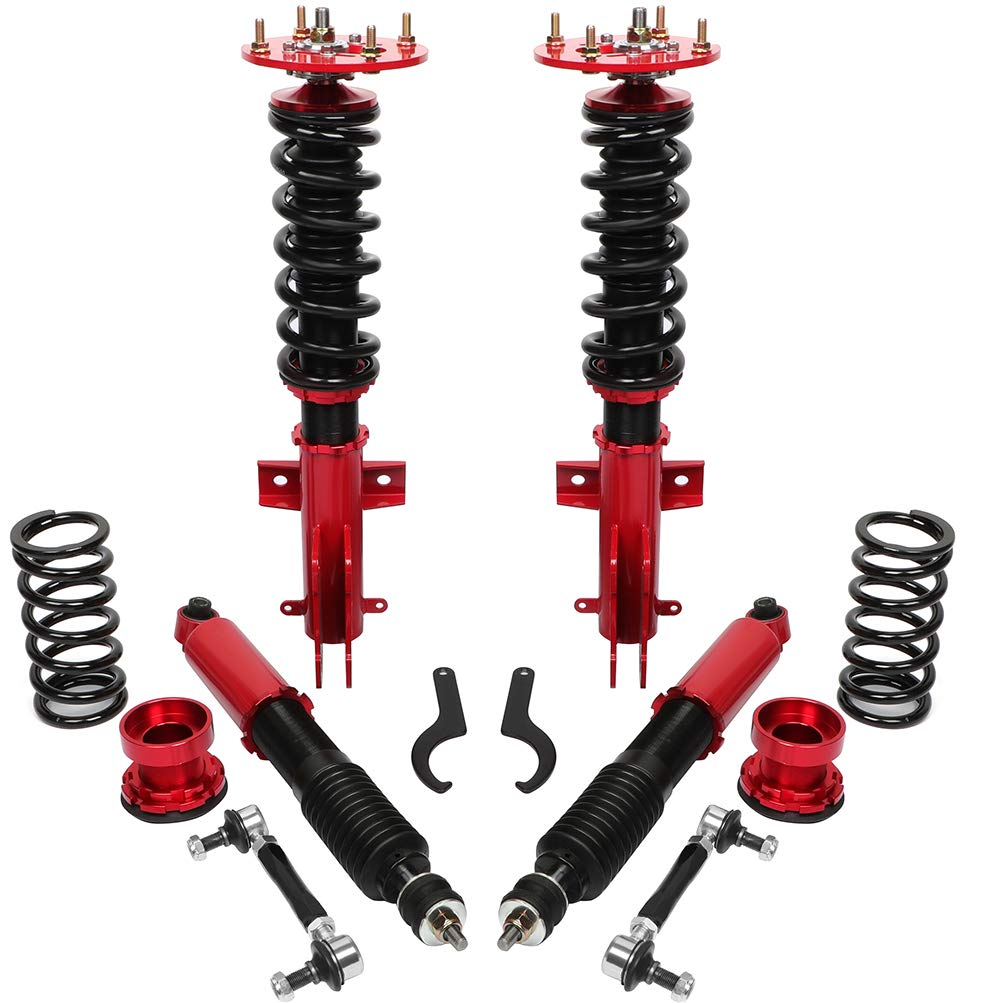 Photo 1 of cciyu Coilover Suspension Shock Absorbers Height Adjustable Coilovers Lowering Kit Fit for 2005-2014 for Ford for Mustang