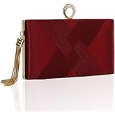 Clutch Purses for Women Tassel Evening Clutch bag Sparkly Diamond Crossbody Shoulder Bag For Wedding Night out Party