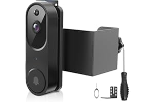 QWWIA Anti-Theft Doorbell Mount No Drill Compatible with Orbitell Video Doorbell, Adjustable Mounting Bracket Holder Accessories for Apartment Rentals, Enhanced Protection Doorbell Mount Bracket