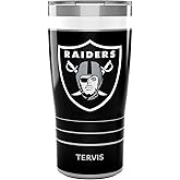 Tervis Traveler NFL Las Vegas Raiders - MVP Triple Walled Insulated Tumbler Travel Cup Keeps Drinks Cold & Hot, 20oz, Stainless Steel