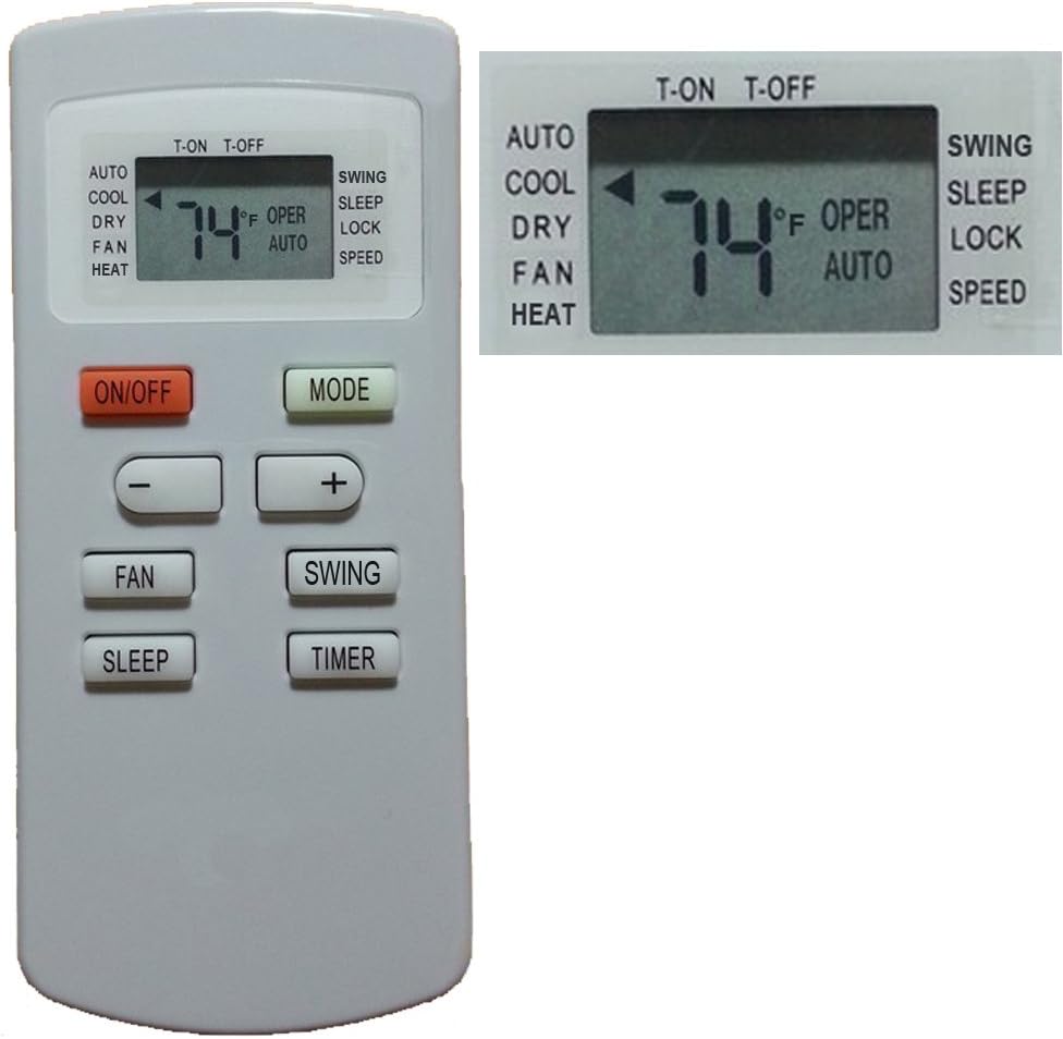 Replacement for GREE Air Conditioner Remote Control YX1FF YX1F Amazon