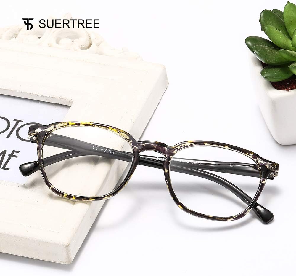 Suertree Blue Light Blocking Glasses, Anti-Blue Computer Reading Glasses - Image 3