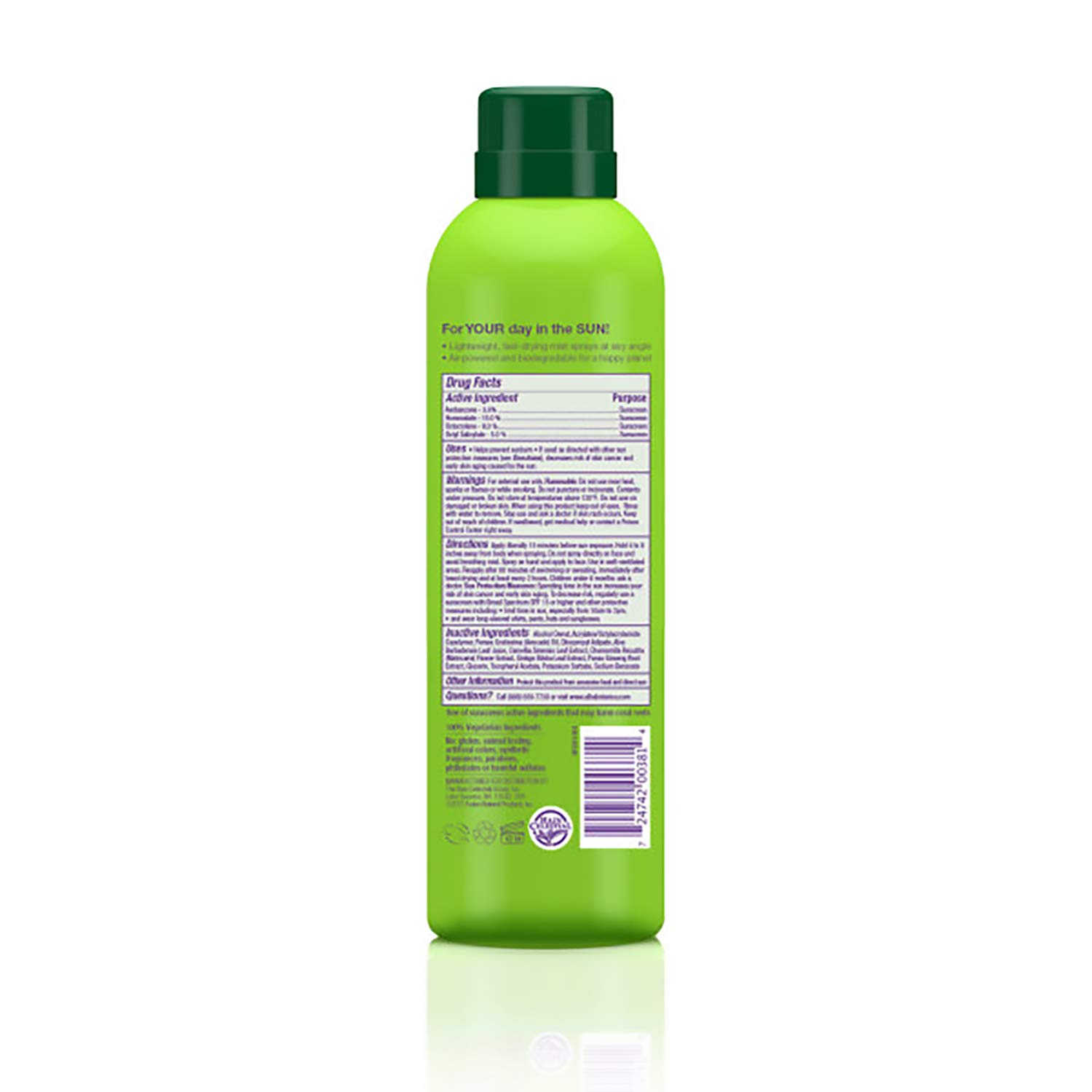 Alba Botanica Fragrance Free Clear Spray Sensitive SPF 50 Sunscreen, 6 oz.: Beauty