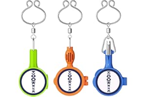 HOOK-EZE Nail Fishing Knot Tying Tool, Fly Fishing Accessories for Tying Line to Fish Hooks - Gear and Equipment, Gadget to Tie Knots Quick and Easy - Stocking Stuffers & Gifts for Men (4 pcs)