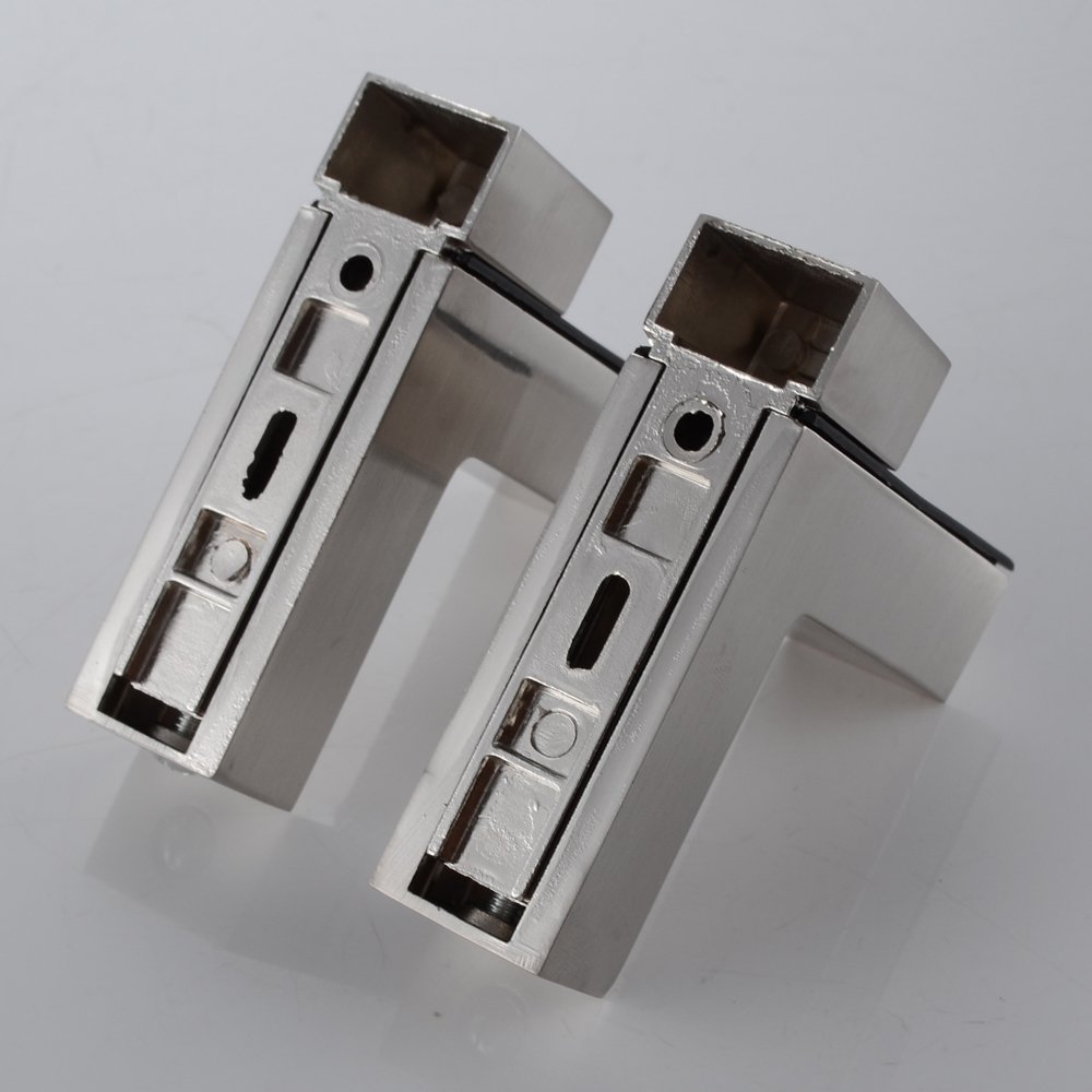 Solid Metal Adjustable Wood Glass Shelf Bracket Wall Mount 1 Pair