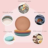 YEEBECA 67-Piece Unbreakable Dinnerware Set for 6 - BPA-Free Camping Tableware view 4