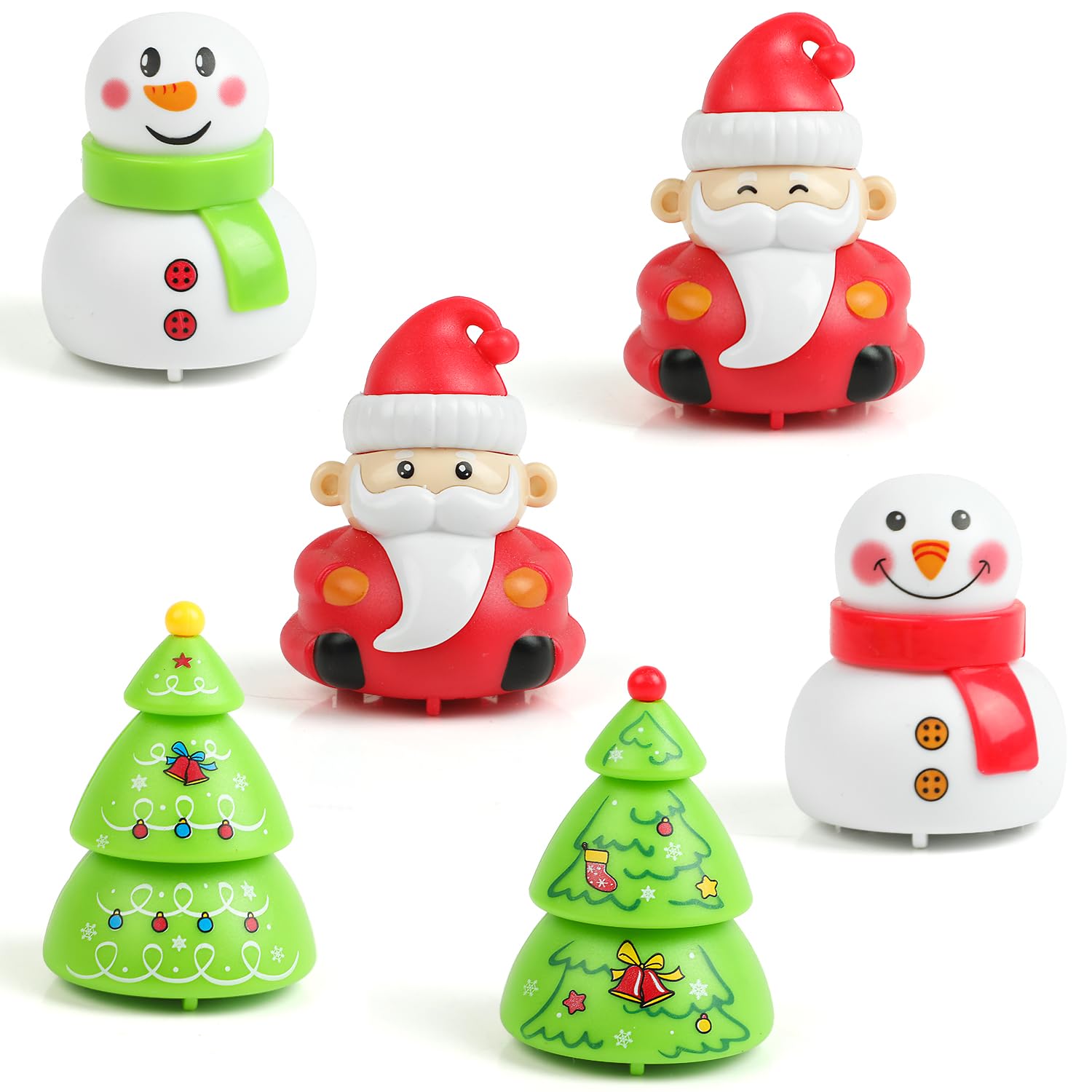 VEYLIN 12 Pack Christmas Pull-Back Toys Assortments Pull-Back Vehicle Christmas Stocking Stuffers Christmas Toys for Kids Party Bag Fillers, (VEYLIN-UK-DK641M1P1UKQ) โ image 1