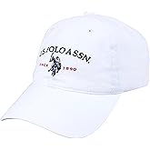 U.S. Polo ASSN. Unisex Adult Baseball Cap, 100% Cotton Adjustable Dad Hat for Men and Women, Since 1890 and Horse Logo