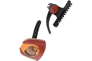 Longzhuo Leather Arrow Quiver Box,6 Arrow Quiver,Instant Detach Quiver,Recurve Bow Quiver with Removal Quick Release System,Traditional Archery Quiver,Arrow Quiver Holder for Outdoor Hunting Shooting