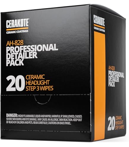 CERAKOTE® Ceramic Headlight Restoration Detailer Pack, Step 1, 50