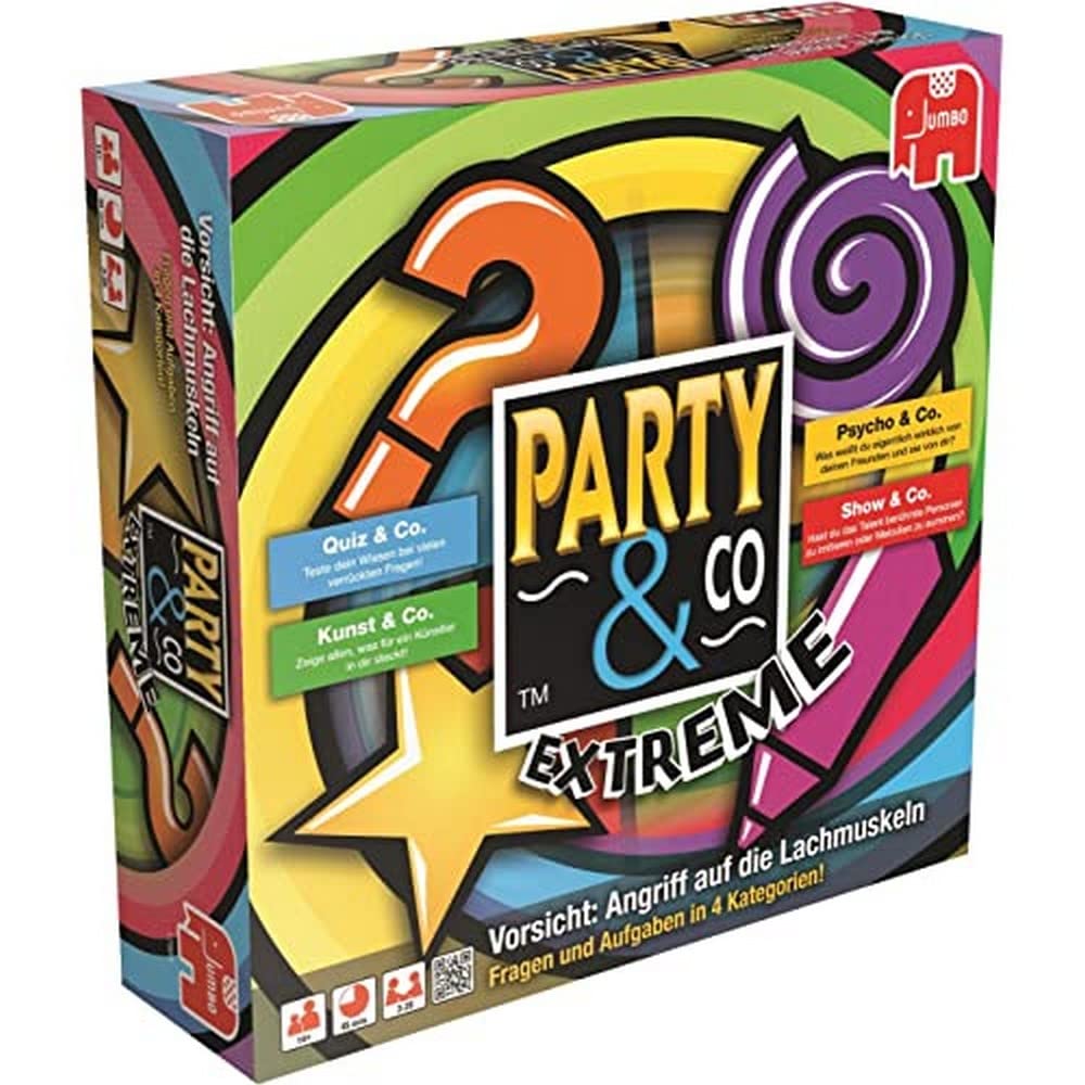 Jumbo - Party & Co. Extreme 3.0 Multi-Trial Board Game, from 3 to 20 Players, from 14 Years, Game in German โ image 1