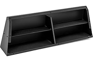 Rough Country Bed Cap Side Shelf Bin (Passenger Side) - Storage Upgrade for RC Bed Topper