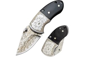 STARDW Mini Folding Pocket Knife,Cool Knives,Damascus Pocket Knife,EDC Pocket knife for Camping,Hiking,Gift for Men Women Everyday Carry