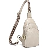 Haytijoe Anti Theft Crossbody Bags for Women Vegan Leather Sling Bag Travel Purses Fanny Pack