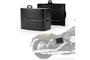 PSLER Battery Side Covers Fairing Side Panel for Dyna Fat Bob Super Glide Wide Glide Switchback 2006-2017 and for Dyna Street