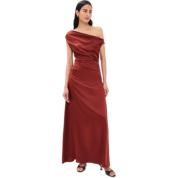 Amazon.com: Amanda Uprichard Women's Elroy Silk Maxi Dress, Zinc, XS :  Clothing, Shoes & Jewelry