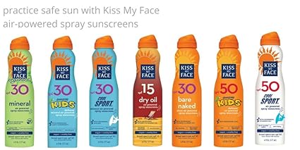 kiss my face organics mineral continuous spray sunscreen