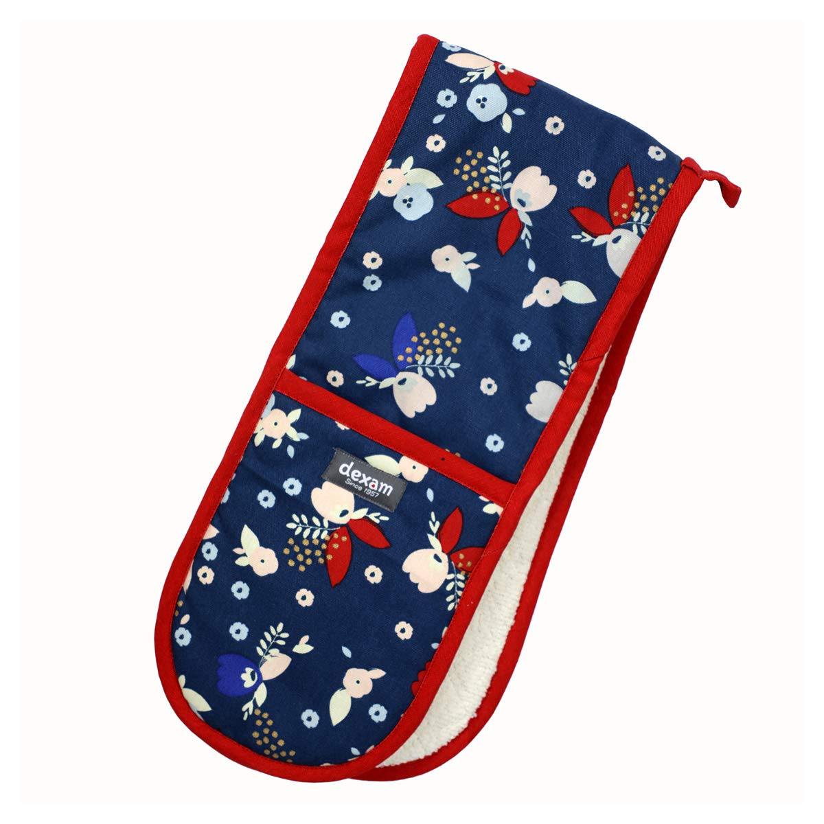 Dexam Bloom Double Oven Glove Indigo