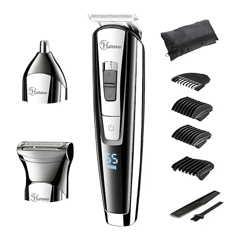 hatteker beard trimmer kit for men