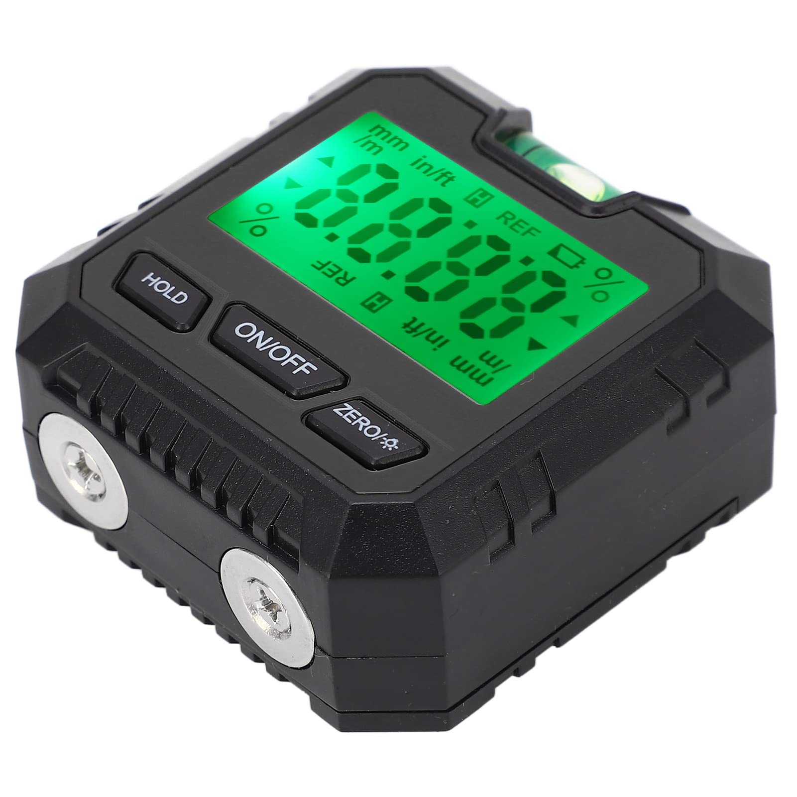 TOPINCN Electronic Angle Finder, Digital Level Box with Multifunctional Data Block for Locating Machine Tools (Black)