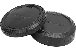 ZASCHMOY Camera Body Cap and Rear Lens Cap Cover for FX Cameras, Compatible with XPRO1, XPRO2, XPRO3, XS10, XH1, XT1, XT2, XT