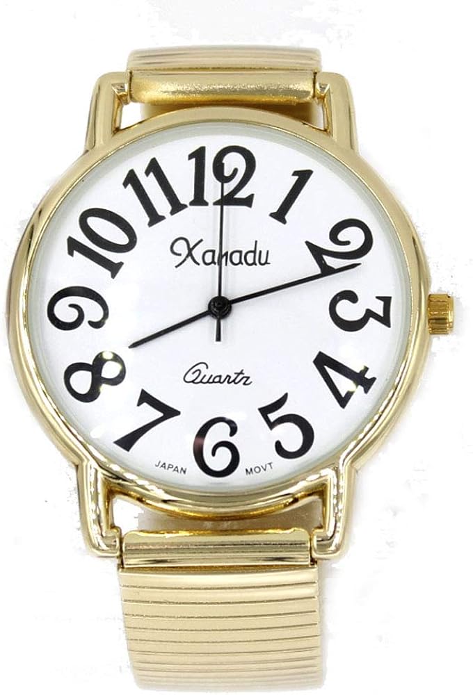 women's digital watch with stretch band