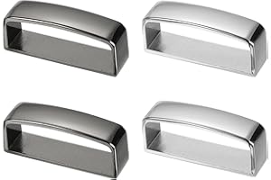 PATIKIL Belt Loop Keepers, Alloy Belt Strap Ring Men's Buckle for Craft Fixing