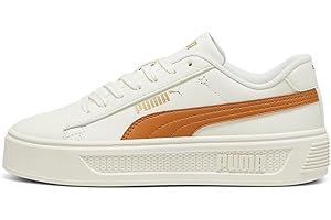 PUMA Womens Smash V3 Platform Lace Up Sneakers Shoes Casual