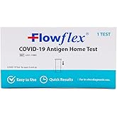 Flowflex COVID Home Test Kit (1 Test) | Rapid Results in 15 Minutes, Trusted OTC COVID-19 Antigen Testing Kit, FSA and HSA Eligible, Easy to Use &amp; No Discomfort