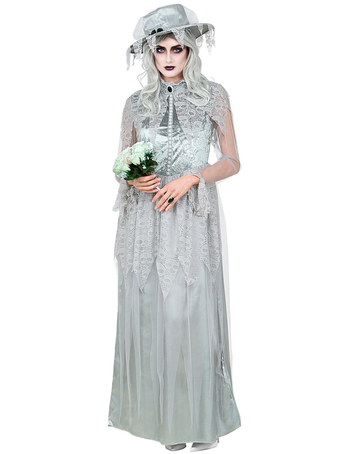 WIDMANN GHOSTLY BRIDE (dress, hat) - (XL)