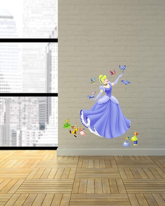 Buy pk Beautiful Cute Princess Barbie Disney Cartoon Wall Sticker (PVC