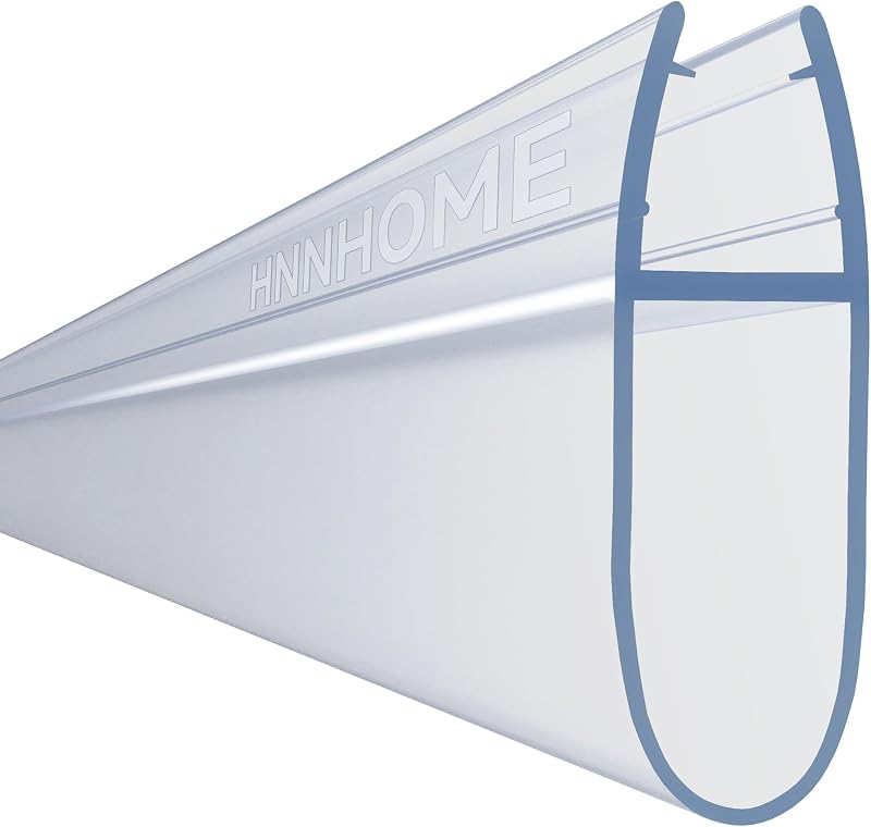 HNNHOME Shower Door Seal Strip 870mm for 4-6mm Glass 18mm Gap Translucent