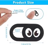 AOZUO 8PCS Webcam Cover Slider Strong Adhesive for Laptops Tablets Smartphones view 3