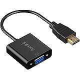 HDMI to VGA Adapter, Badalink HDMI Male to VGA Female Video Converter for PC/Laptop/DVD Device - Black