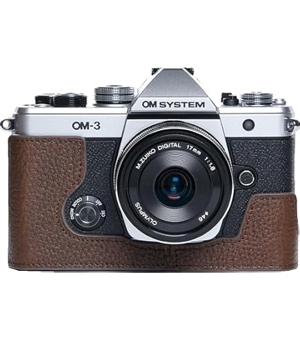 Amazon.com : OM-3 Camera Case, BMAOLLONGB Handmade Genuine Real
