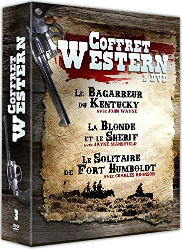 Coffret Western 3 films : Le Bagarreur du Kentucky + La Blonde et le shérif + Le Solitaire de Fort Humboldt - Pack