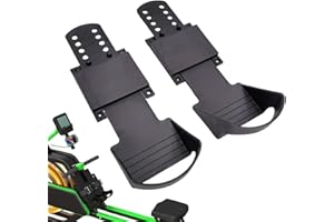 Ideal Rowing Machine Pedals - Adjustable Foot Straps, Replacement Pedal Set | Long Lasting Durable Footrest for Rowing Machin