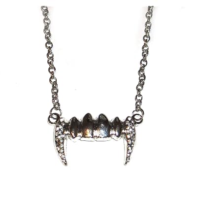 Bling Diamante Silver Vampire Teeth Grillz Dominican Republic | Ubuy