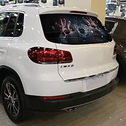 Horror Ghost 3D Transparent Car Back Rear Window