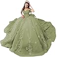 Mauuwy Sweetheart Ball Gown Quinceanera Dresses Bead Appliques Flower Long Prom Dress Party Gowns Vestidos De 15 Anos YMX173