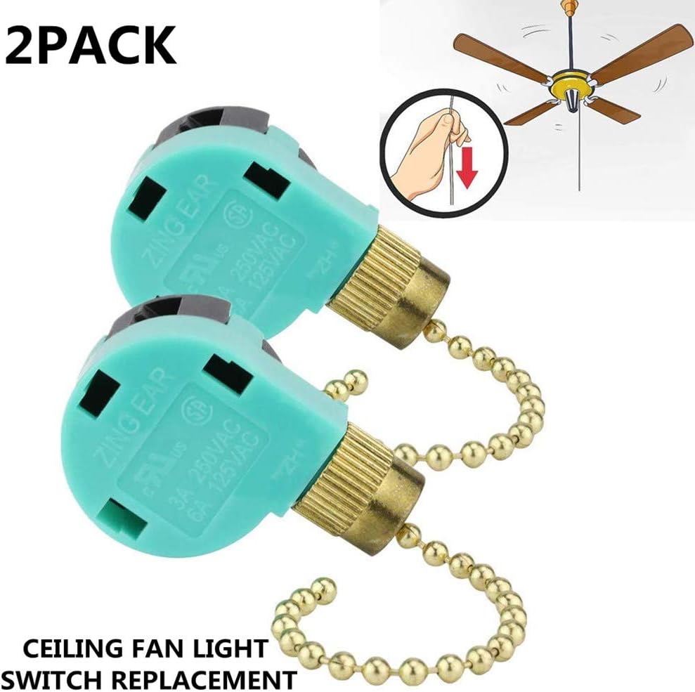 Hunter Ceiling Fan Switch ZE268S6 3 Speed Fan Switch Control Switch