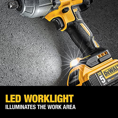 DEWALT 20V MAX* XR Cordless Impact Wrench Kit with Hog Ring Anvil