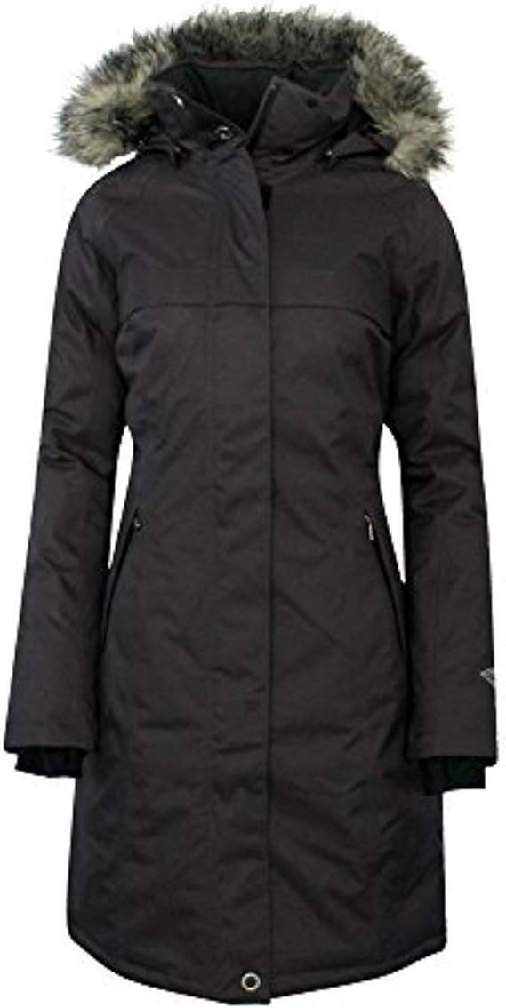 COLUMBIA Women's Flurry Run Down Long Omni Heat Jacket Coat Hooded