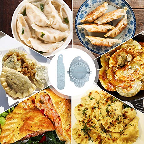 Simptech Dumpling Maker 4 Packs Set, Empanada Press/Ravioli Maker Cutter/Dumpling Mold, Environmentally Friendly Degradable Materials, Kitchen Accessories(8cm/3.15" Size) - Thumbnail 5
