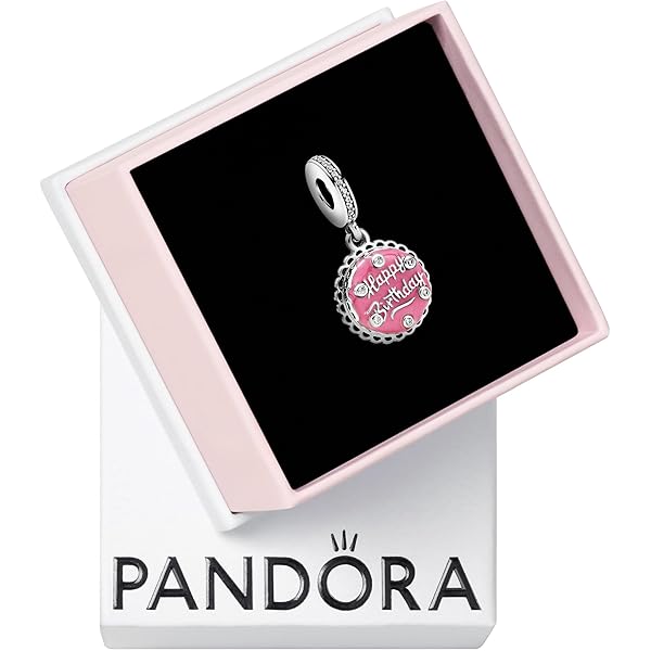Amazon.com: PANDORA Sparkling Leveled Hearts Charm - Gift