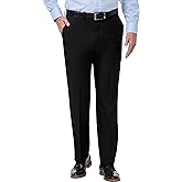 Haggar Men's Premium Comfort Classic Fit Flat Front Dress Pant - Regular and Big & Tall