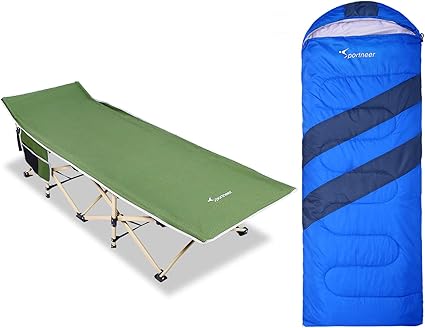 sleeping bag cot