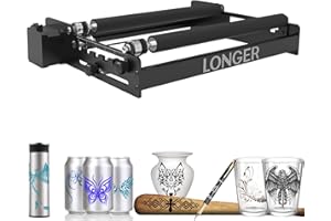 Longer Laser Engraver Rotary Roller, a Good Partner for Laser Engraving Machine， Y-axis Laser Engraver Attachment 360° Rotation, 6-100mm Engraving Space, Compatible with Other Brands of Engraver