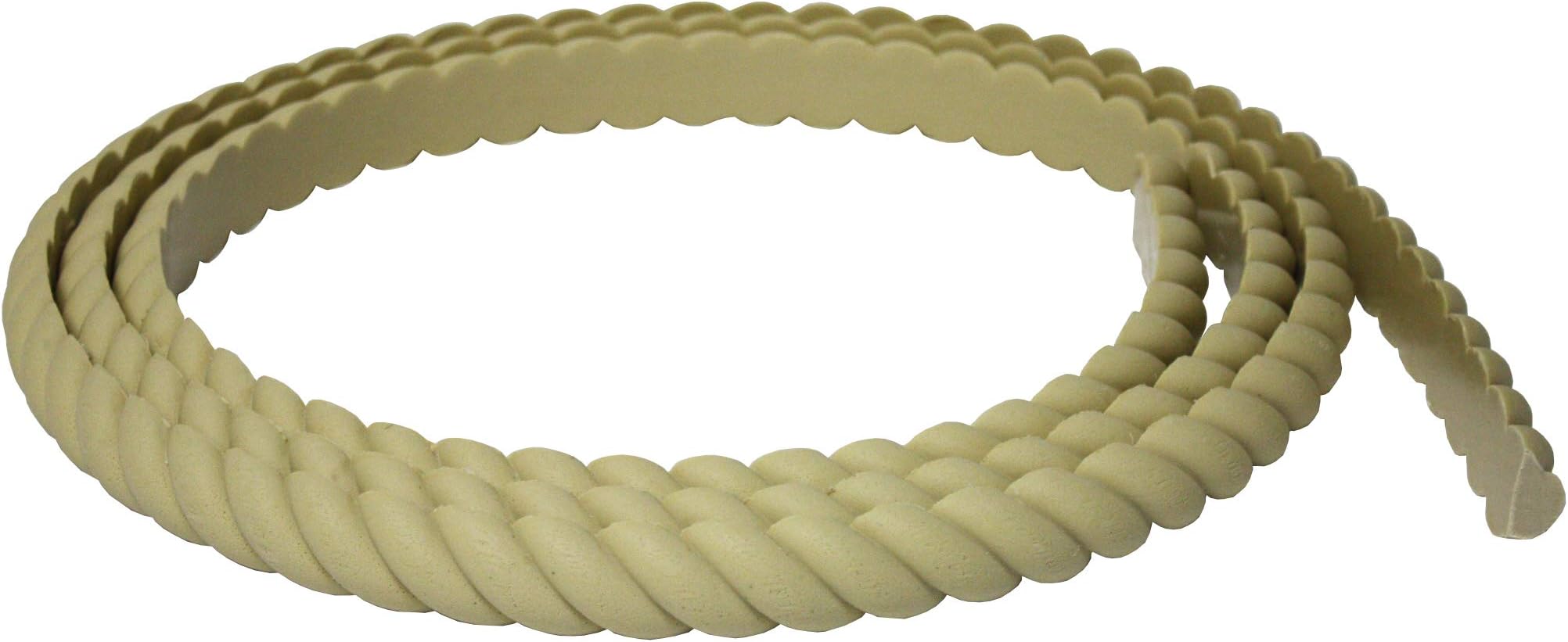 Flexible Moulding - Flexible Rope Moulding - DE908-1/2" X 1-1/4" - 8' Length - Flexible Trim